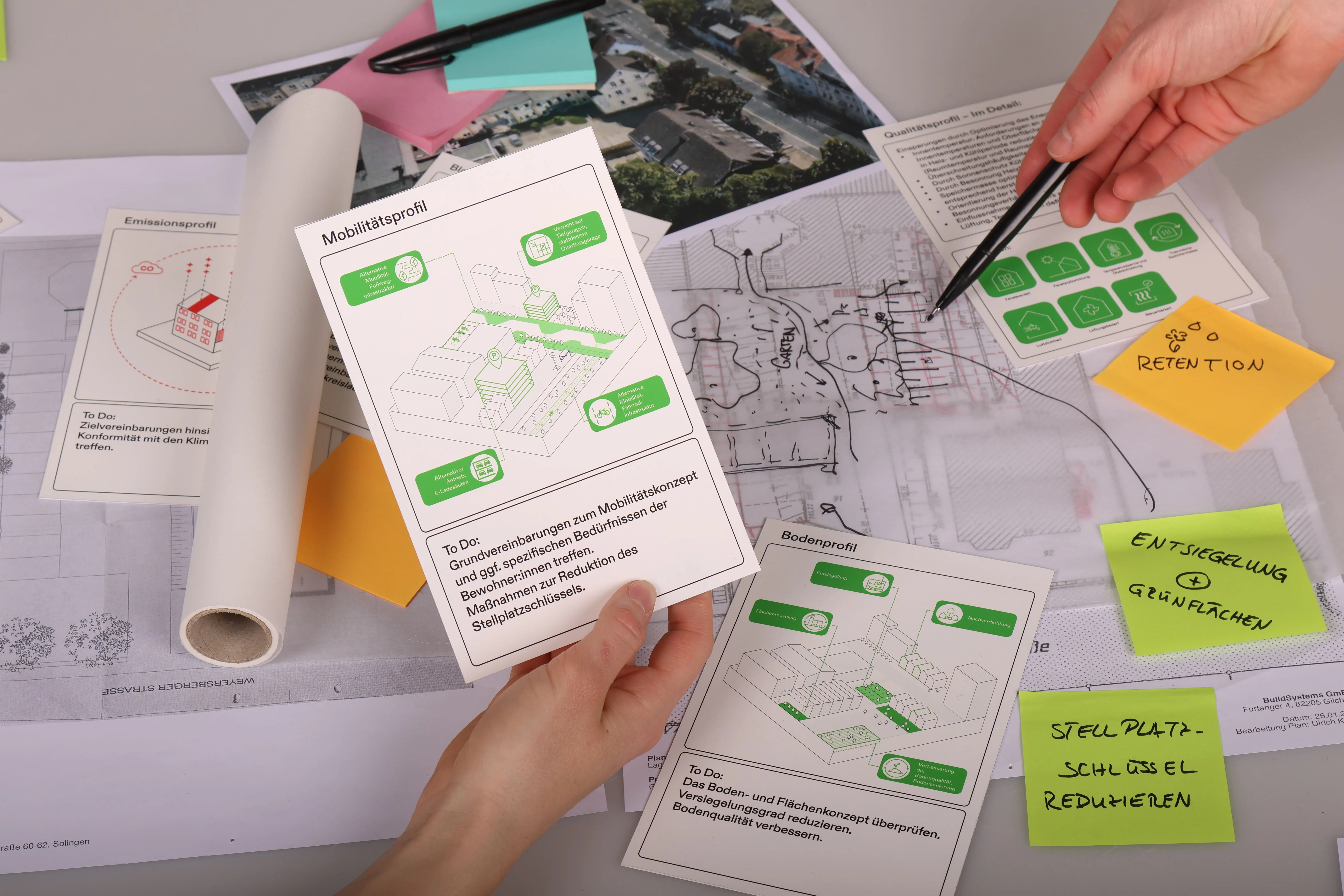 Einblick in einer Fit for Future Workshop zu einem Sanierungsprojekt