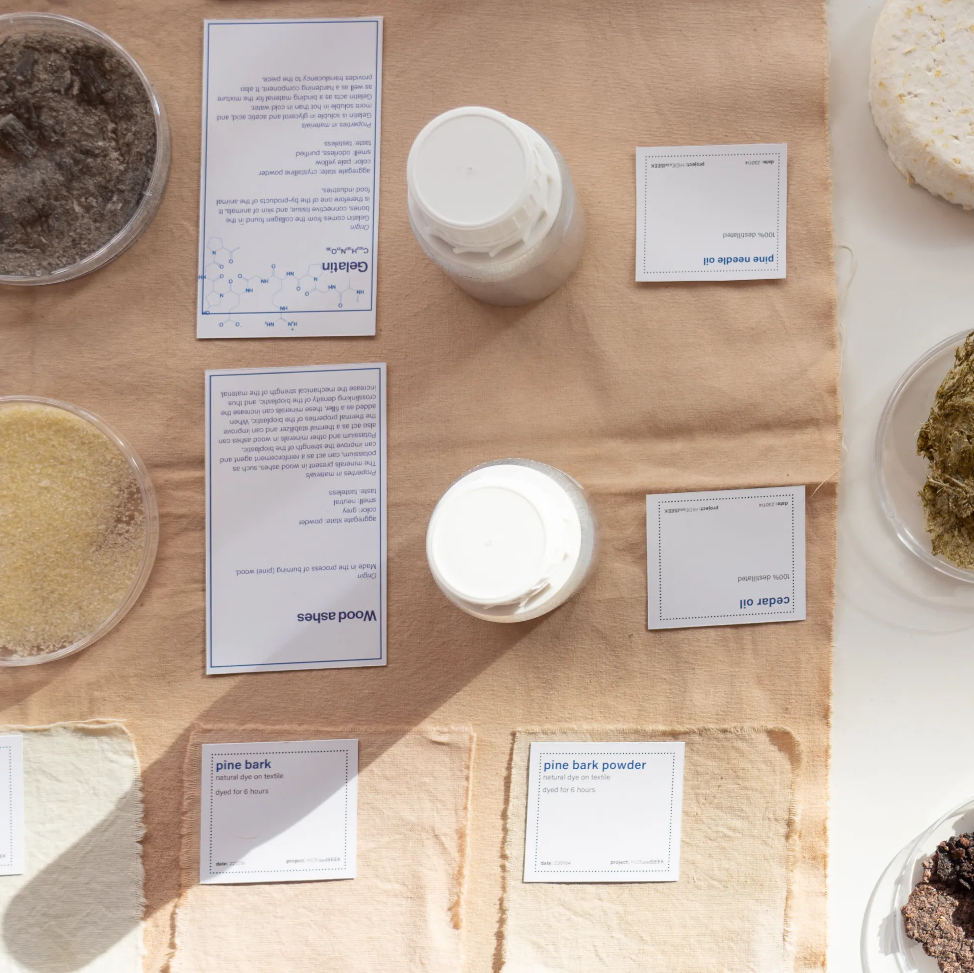 “Material Experiments” von Mara Starka und Johanna Wulff